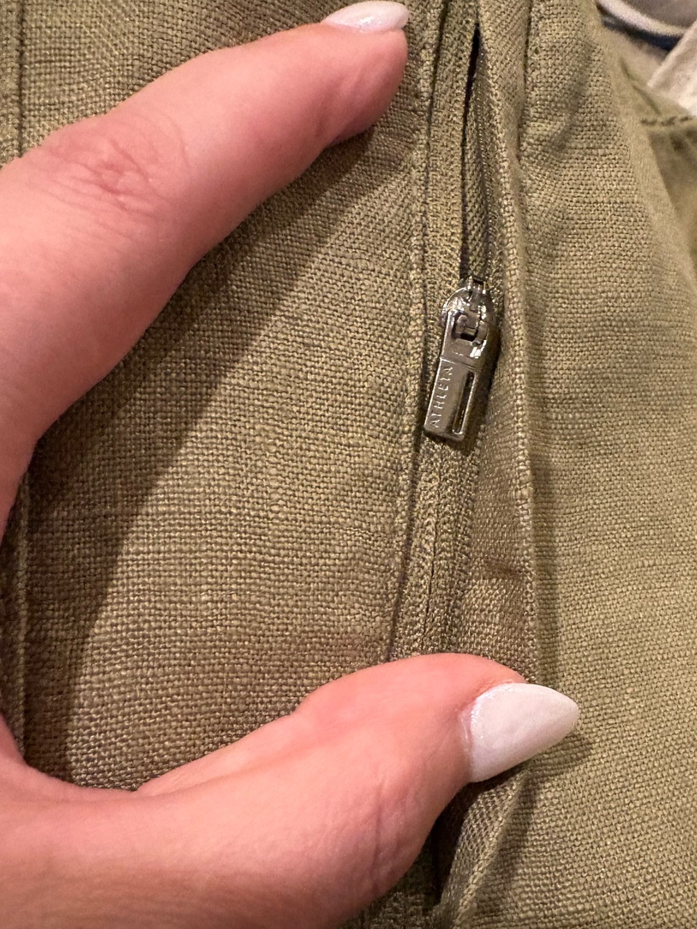 NWT Athleta Retreat Linen High Rise Wide Leg Pant - Picture 5 of 8